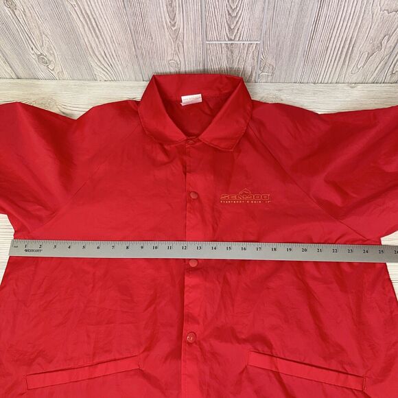 Vintage Sea Doo Windbreaker Jacket "Everybody's Doin’ It" Red Cardinal Size XL - Picture 8 of 9